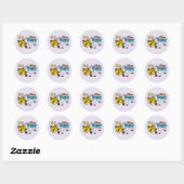 PaasMiss Sunshine Ronde Sticker (Vel)