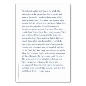 Paasmorgen, vrouwen bij de Tomb Prayer Kaart (Achterkant)