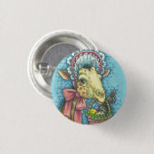 PAASMOTORKAP GIRAFFE BUTTON Rond (Voorkant /achterkant)