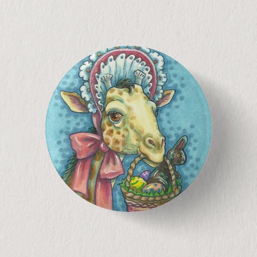 PAASMOTORKAP GIRAFFE BUTTON Rond (Voorkant)