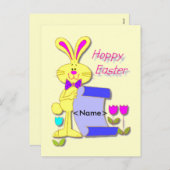 Paasnaam Feestdagenkaart (Voorkant / Achterkant)