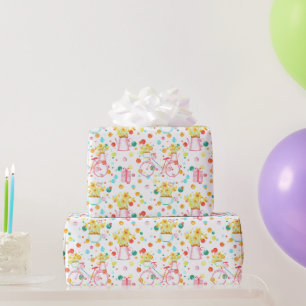 Paasnarcissen Boeket en Fiets Cadeaupapier