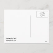 Paasnesten met eieren feestdagenkaart (Achterkant)