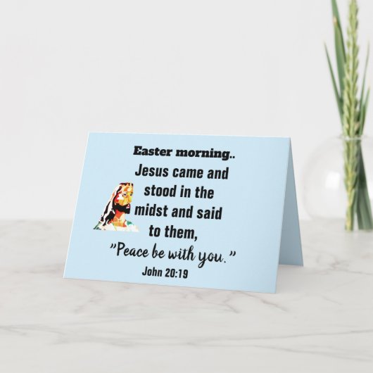 PAASOCHTEND, JESUS KWAM KAART (Voorkant)