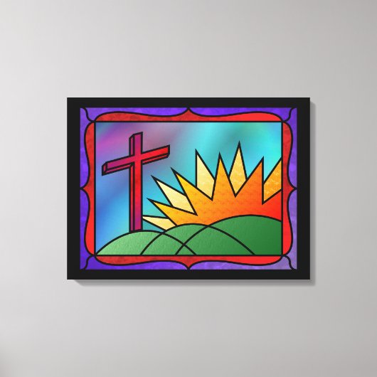 Paasochtendcanvas Canvas Afdruk (Voorkant)