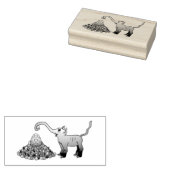 Paasolifanten Eierenschat Rubberstempel (Gestempeld)