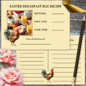 Paasontbijt Haan Ei Foto Recept Kaart