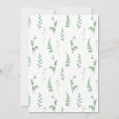 Paasontbijt met konijn kaart (Achterkant)