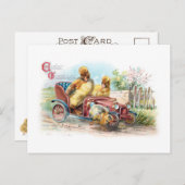  paasopleggers in Roadster Briefkaart (Voorkant / Achterkant)