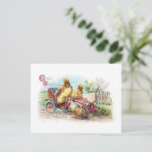  paasopleggers in Roadster Briefkaart (Staand voorkant)