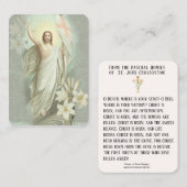 Paasopstanding Heilig Kaarten Paschaalgebed Visitekaartje (Voorkant / Achterkant)