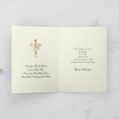 Paasopstanding Jezus Christelijke Lelies Feestdagen Kaart (Binnen)