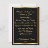 Paasopstanding Religieus Feestdagenkaart (Achterkant)