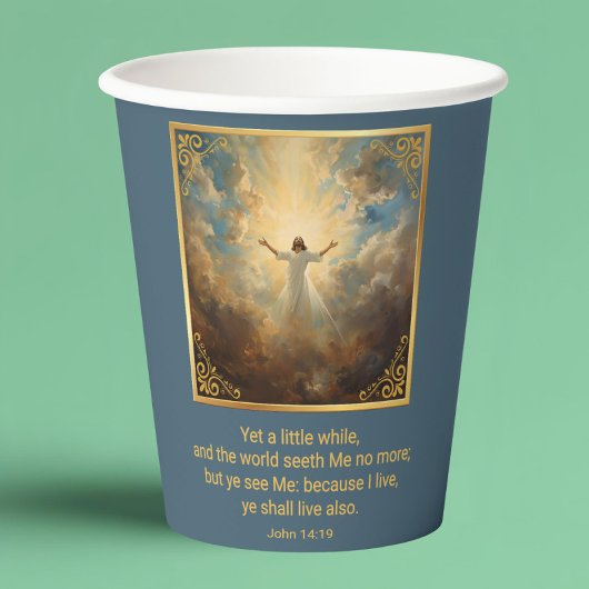 Paasopstanding Religieus  Papieren Bekers