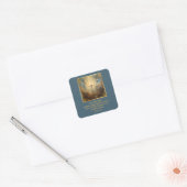 Paasopstanding Religieus  Vierkante Sticker (Envelop)