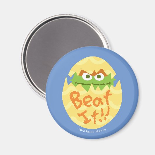 PaasOscar de Grouch Magneet (Voorkant / Achterkant)