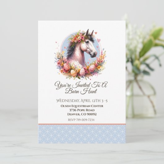 paaspaard kaart (Staand voorkant)