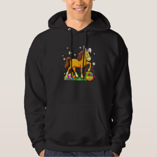 Paaspaardenbunny Ears Eieren Hunting Basket Girls Hoodie