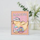 PaaspaasBriefkaart bevestigen Feestdagenkaart (Staand voorkant)