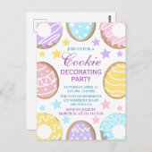 Paaspaasdeeg Koekjesdecorteerpartij Briefkaart (Voorkant / Achterkant)