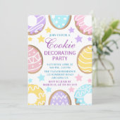 Paaspaasdeeg Koekjesdecorteerpartij Kaart (Staand voorkant)