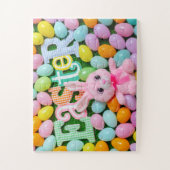 Paaspaaseieren kleurrijke Kinderen Legpuzzel (Verticaal)