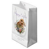 Paaspaashaas met bloemen klein cadeauzakje (Voorkant Gekanteld)