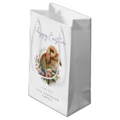 Paaspaashaas met bloemen klein cadeauzakje (Achterkant Gekanteld)