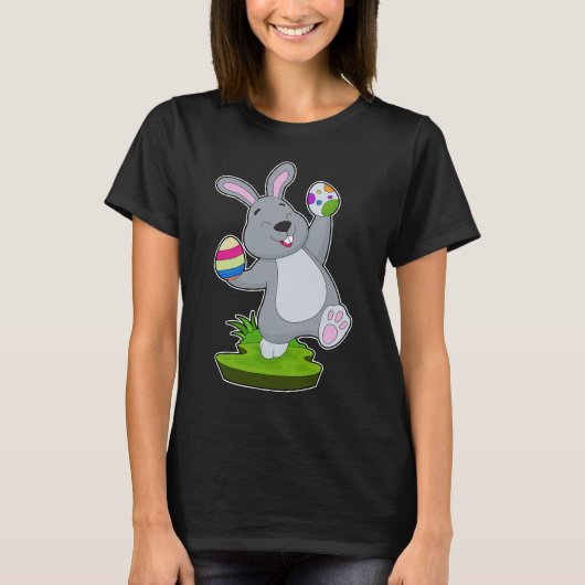 Paaspaashaas Paaseieren T-shirt (Voorkant)