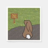 Paaspaashaas Papieren Servetten (Voorkant)