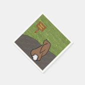 Paaspaashaas Papieren Servetten (Hoek)