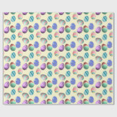 Paaspaasmakreel Easter Party Egg Hunt Fun Cadeaupapier (Vlak)