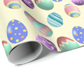 Paaspaasmakreel Easter Party Egg Hunt Fun Cadeaupapier (Rol Hoek)
