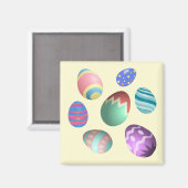 Paaspaasmakreel Easter Party Egg Hunt Fun Magneet (Voorkant / Achterkant)