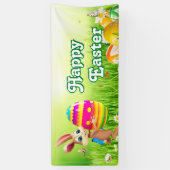 Paaspaaspaasen met eitjes met eitjes spandoek (Verticaal)