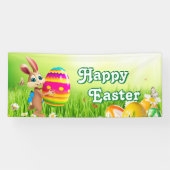 Paaspaaspaasen met eitjes met eitjes spandoek (Horizontaal)