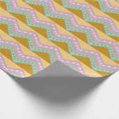 Paaspaaspap Zig Zag Patroonpapier Cadeaupapier (Hoek)
