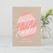 Paaspaasvormig Wenskaart Kaart (Staand voorkant)