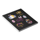 Paaspakket, grappige paasticker notitieblok (Schuin)