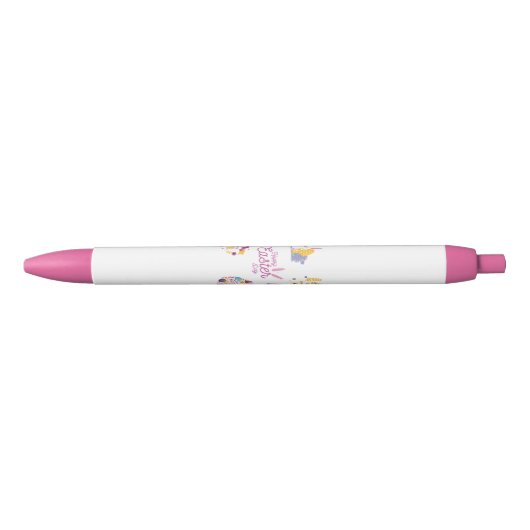 Paaspakket, grappige paasticker zwarte inkt pen (Voorkant)