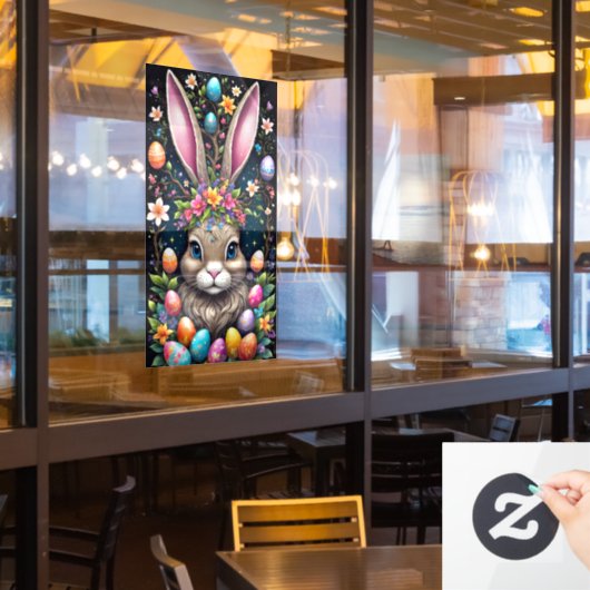 Paaspakketkoeling Raamsticker (Restaurant Raam)