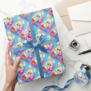 paaspakketpapier voor Bunny Holiday Cadeaupapier