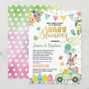 Paaspakketreis door Baby showers parade Kaart