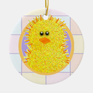 Paaspap Keramisch Ornament