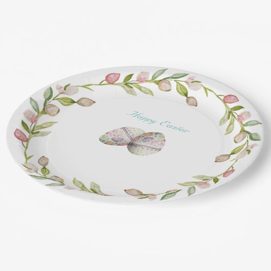 paaspapier Bord 9-inch ronde (Gekanteld)