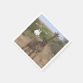 Paaspapier Napkins-Giraffe Servet (Hoek)