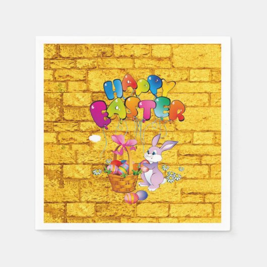 Paaspapier Napkins Servet (Voorkant)