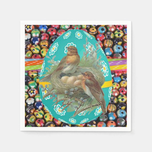 Paaspapier Napkins Servet (Voorkant)