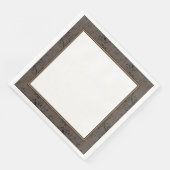 Paaspapier servet is rasterlilie (Hoek)