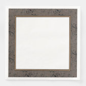 Paaspapier servet is rasterlilie (Voorkant)